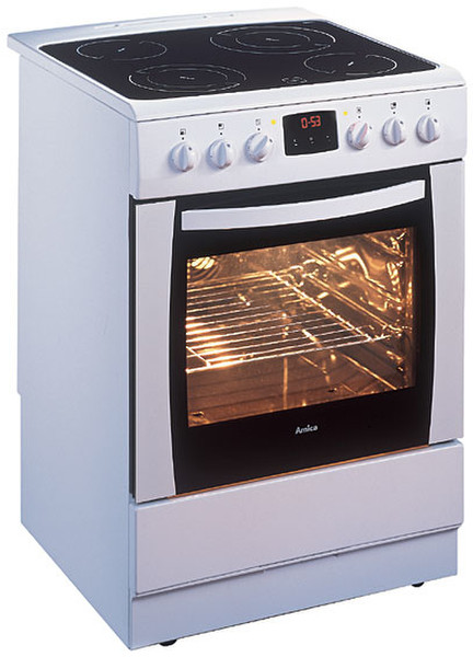 Amica C6332D Freestanding Ceramic White cooker