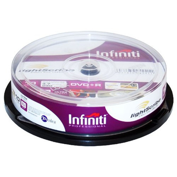 Infiniti LightScribe v.2 DVD-R 10-Pack 4.7GB DVD-R 10Stück(e)