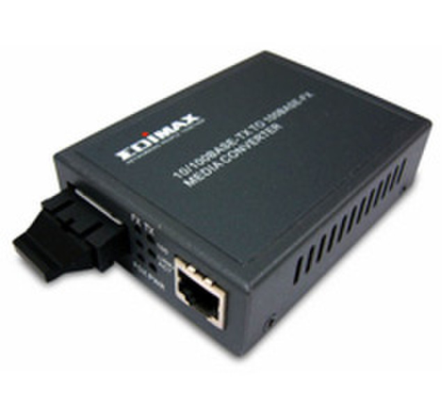 Edimax ET-912MST TX to FX Media Converter 100Mbit/s Netzwerk Medienkonverter