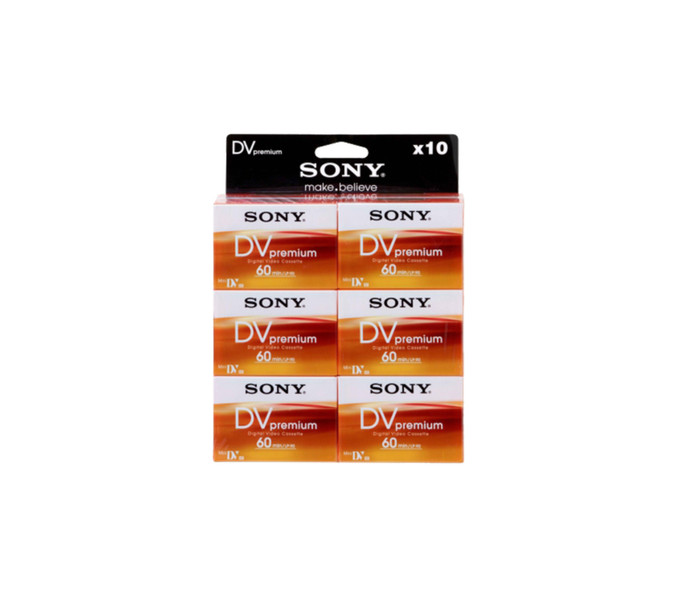 Sony 10DVM60PR-BT miniDV Tapes 10 pack MiniDV чистая видеокассета