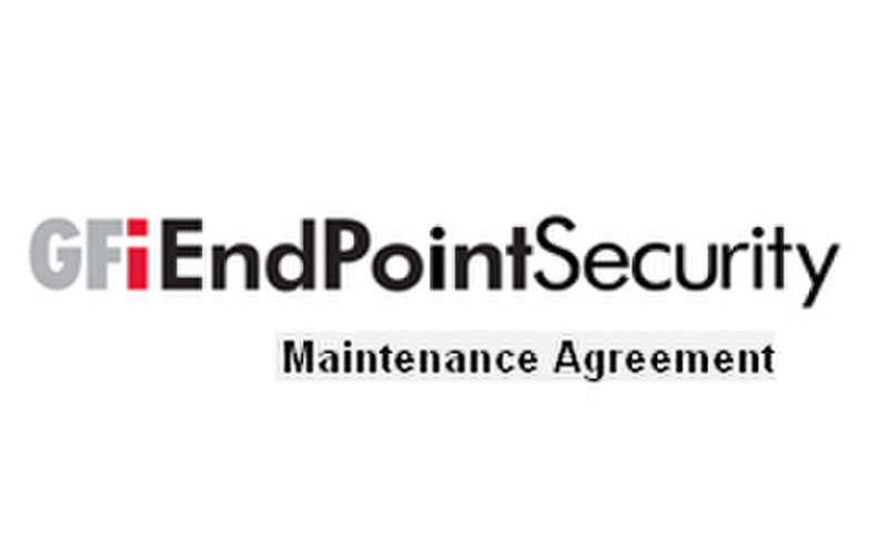 GFI EndPointSecurity Maintenance Agreement, 25 users, 1 Year