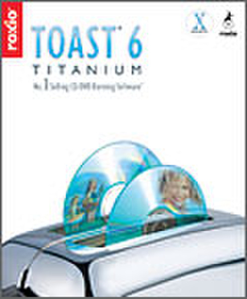 Roxio Toast 5 Titanium EN CD for Mac to make own data audio and mixed mode