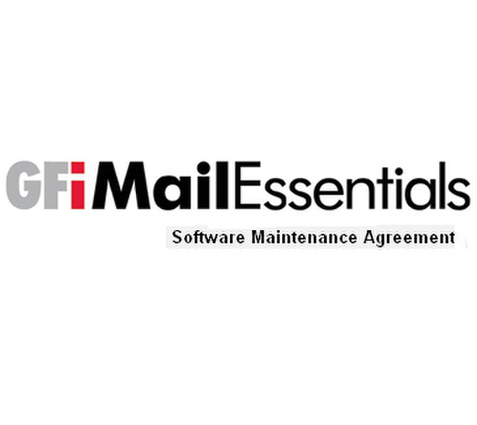 GFI MailEssentials - Software Maintenance Agreement, 4000 mailboxes