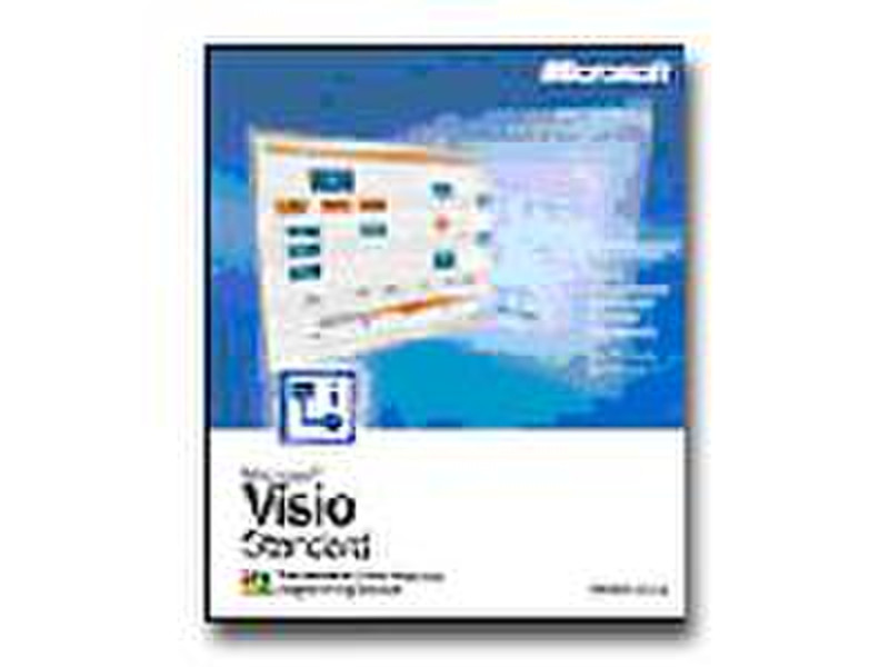 Microsoft VISIO STD 2002 WIN32 ENGLISH INTL VUP CD-ROM