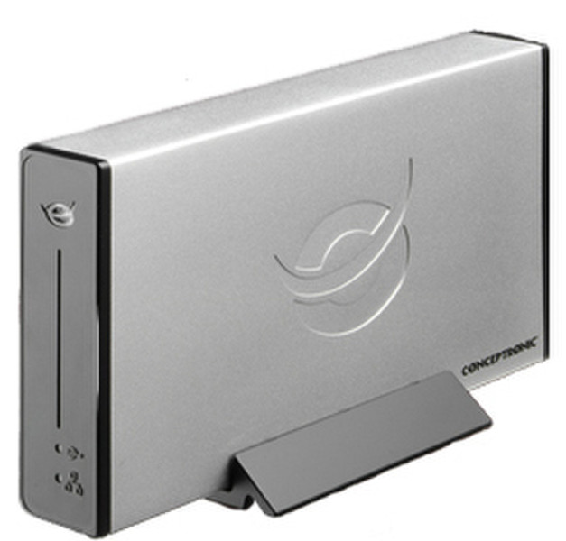 Conceptronic Grab’n’GO Network LAN Hard Drive 400GB 400GB Silver external hard drive