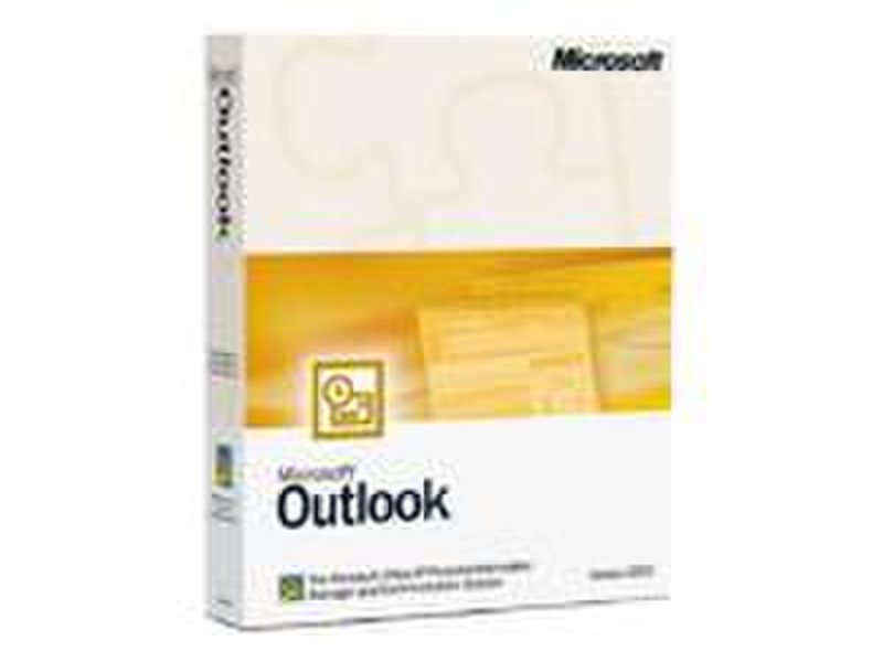 Microsoft OUTLOOK 2002 WIN32 ENGLISH INTL CD-ROM 1Benutzer E-Mail Client