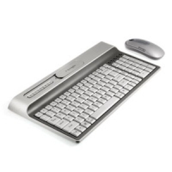 Kensington Ci70DE Wireless Desktop Set RF Wireless Silver keyboard
