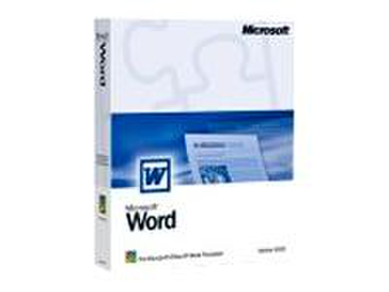 Microsoft MS Word 2002 Windows 32 NL CD