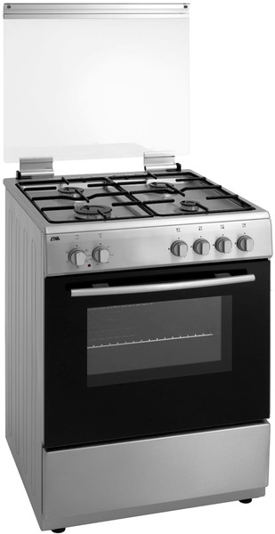 ETNA EFG669VRVS Freestanding Gas hob Stainless steel cooker