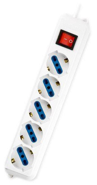 Kraun K0.P3 5AC outlet(s) 250V 1.5m White surge protector