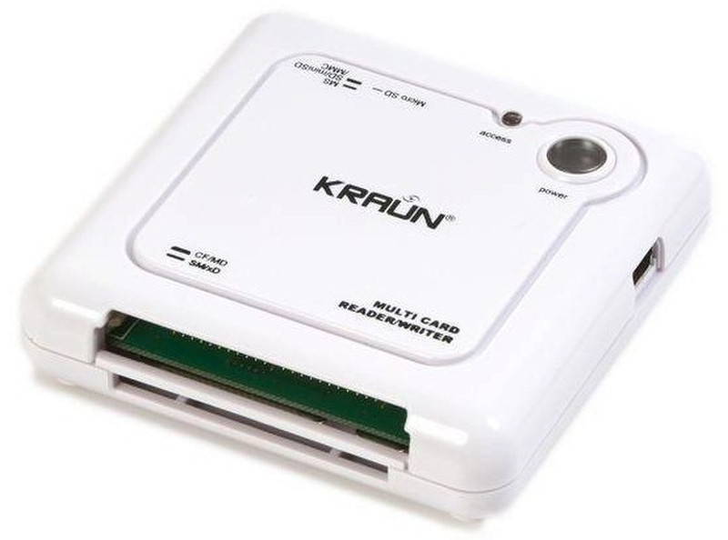 Kraun KC.R1 USB 2.0 Белый устройство для чтения карт флэш-памяти