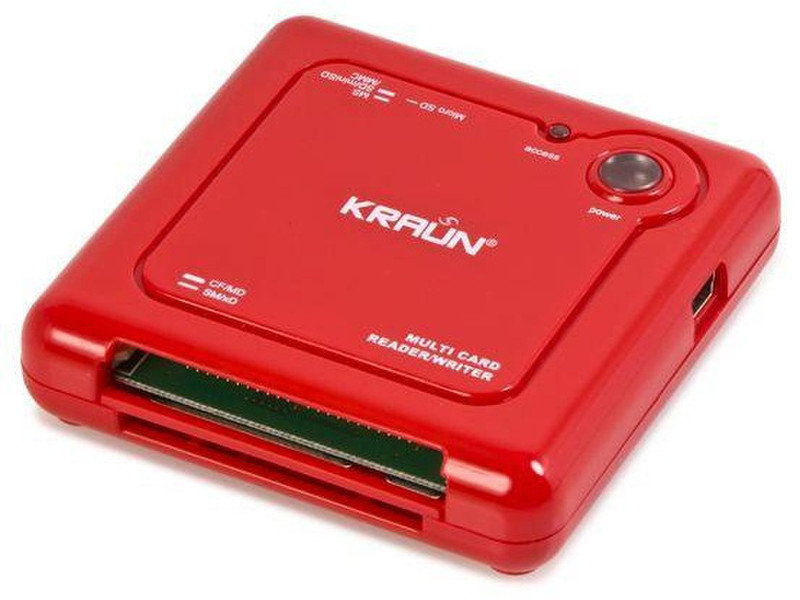 Kraun KC.R2 USB 2.0 Красный устройство для чтения карт флэш-памяти
