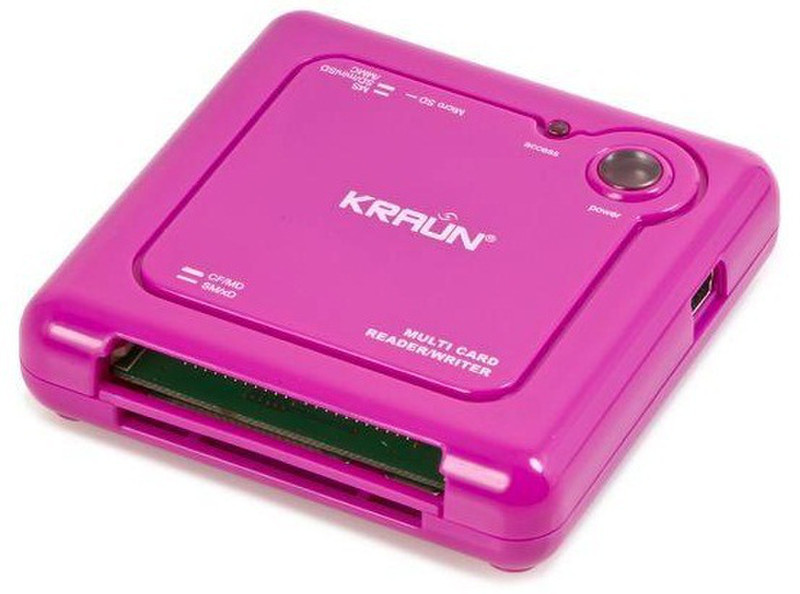 Kraun KC.R3 USB 2.0 Пурпурный устройство для чтения карт флэш-памяти