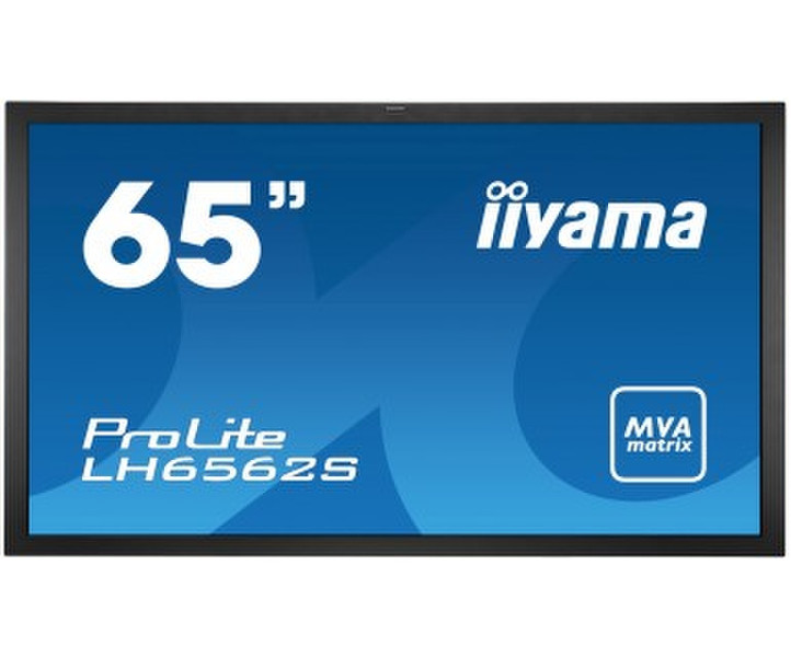 iiyama LH6562S-B1 65Zoll LED Full HD Schwarz Public Display/Präsentationsmonitor