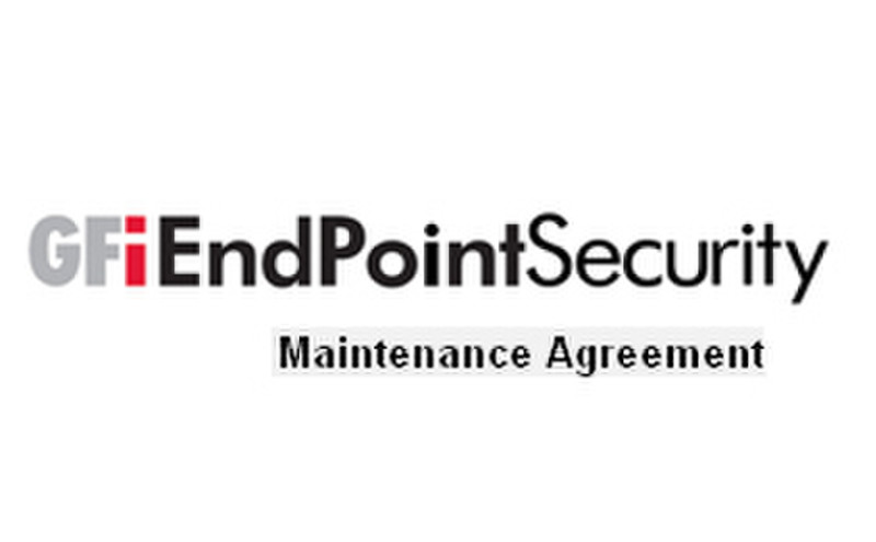 GFI EndPointSecurity Maintenance Agreement, 3000 users, 1 Year