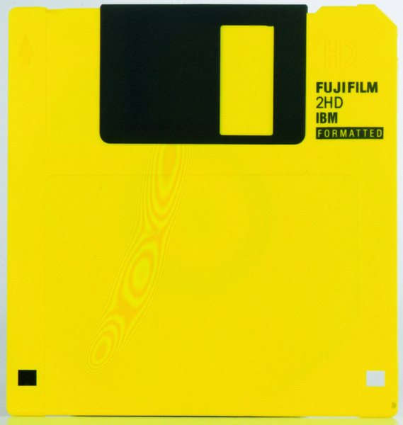 Fujifilm 3.5" 1.44MB HD neon yellow 10pk