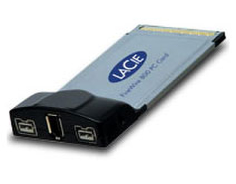 LaCie MOBILITY FIREWIRE 800 PC CARD/2 FWIRE800 PORTS/1 FWIRE400 interface cards/adapter