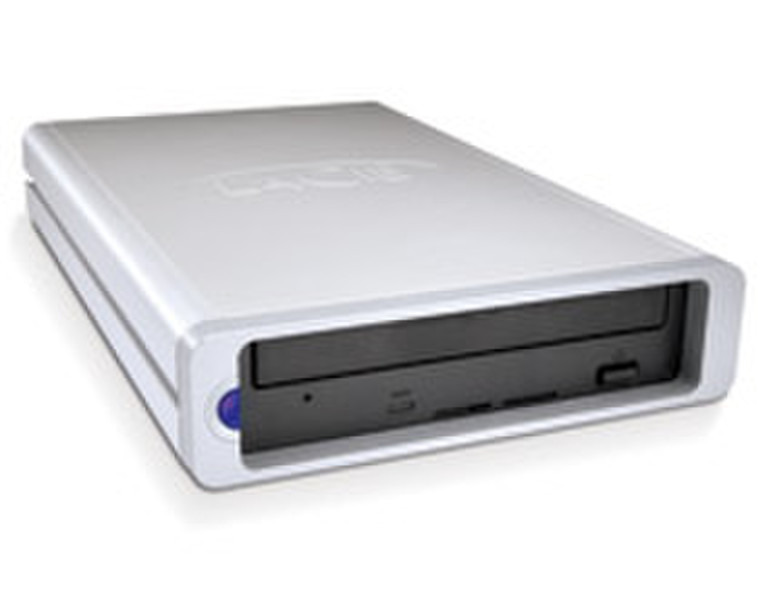 LaCie DT CDRW/52X32X52X/USB2.0 & FIREWIRE/1 CDR MEDIA D2 DESIGN optical disc drive