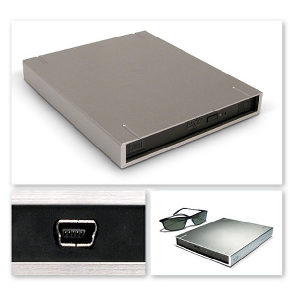 LaCie MOBILITY DVD+-RW-DOUBLE LAYER/8X/2,4X/USB2.0 F.A. PORSCHE Optisches Laufwerk