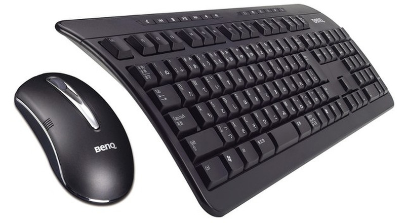 Benq X530 Black RF Wireless Black keyboard