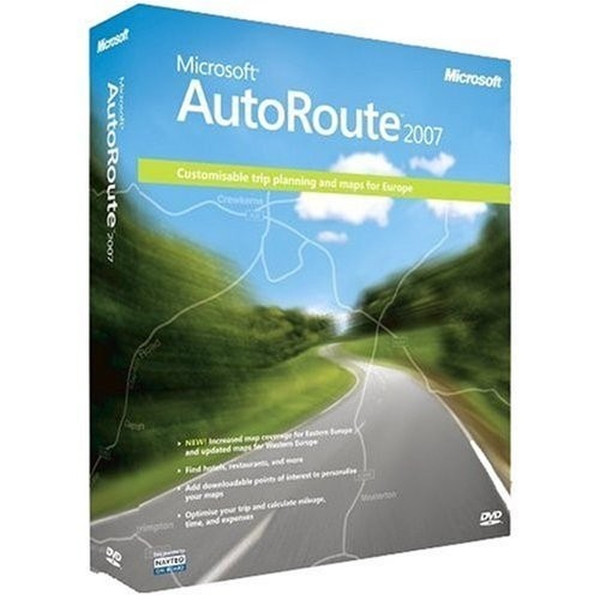 Microsoft AutoRoute 2007/ES, DVD, Win32