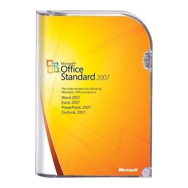 Microsoft Office Standard 2007, CD, Win32, ES 1user(s) Spanish