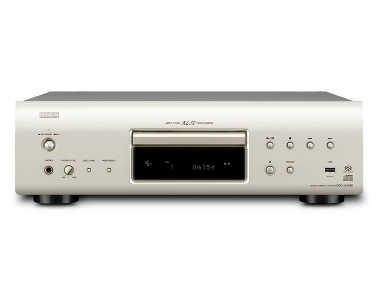 Denon DCD-1510AE HiFi CD player Silber