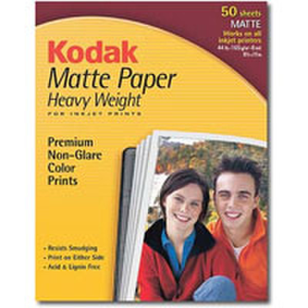 Kodak A4 Heavyweight Matte Paper 50 Sheets photo paper