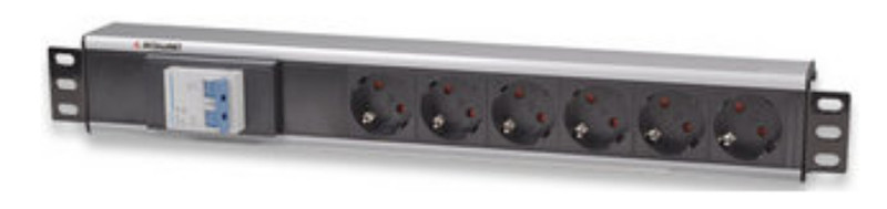 Intellinet 711432 6AC outlet(s) Black,Grey power distribution unit (PDU)
