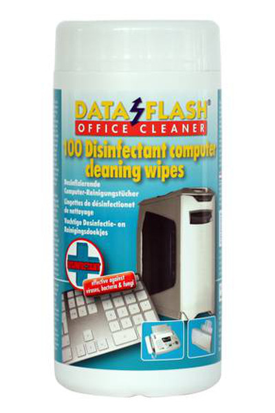 Data Flash DF 1712 Экраны/пластмассы Equipment cleansing wet cloths
