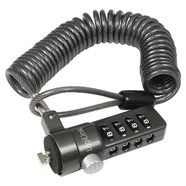 LogiLink NBS004 1.8м Черный кабельный замок