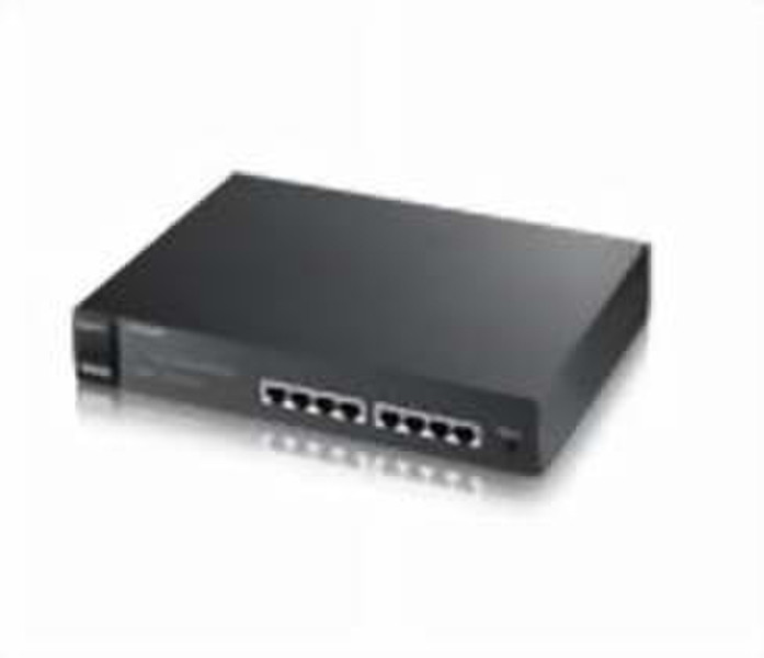 ZyXEL ES1100 Неуправляемый Power over Ethernet (PoE) 1U Черный