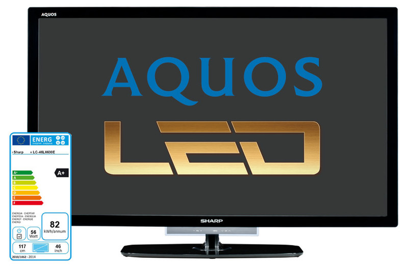 Sharp LC-46LX630E 46Zoll Full HD LED-Fernseher