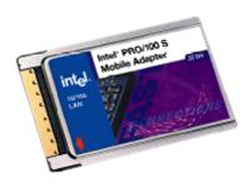 Intel PRO 100S F+ENet Cardbus RJ45 168bit