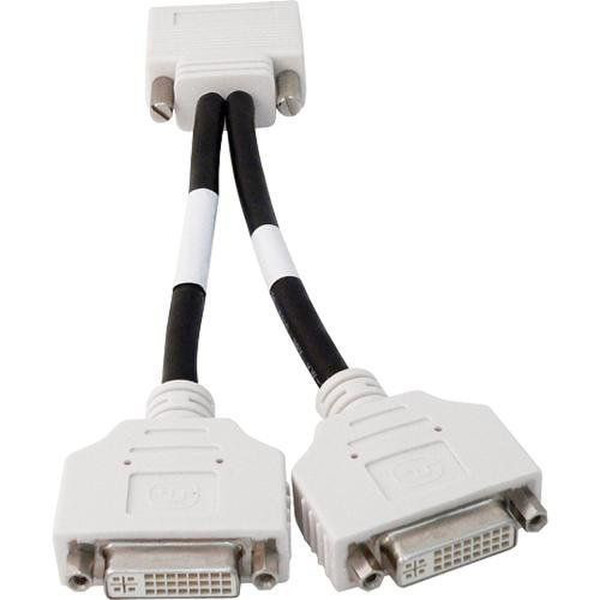 Cisco DMS-59 - DVI 0.25m DVI-I Schwarz, Weiß DVI-Kabel