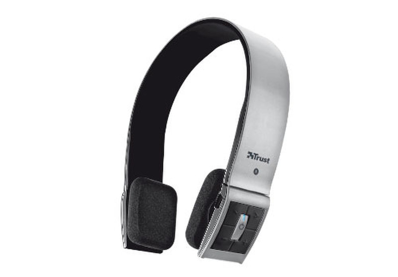 Trust 18214 Binaural Kopfband Silber Mobiles Headset