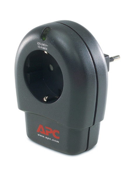 APC Essential SurgeArrest 1 outlet with Phone Protection 230V Spain 230V 1.8m Schwarz Spannungsschutz