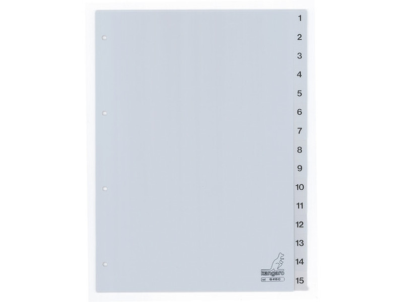 Kangaro G415C Polypropylene (PP) Grey 1pc(s) divider