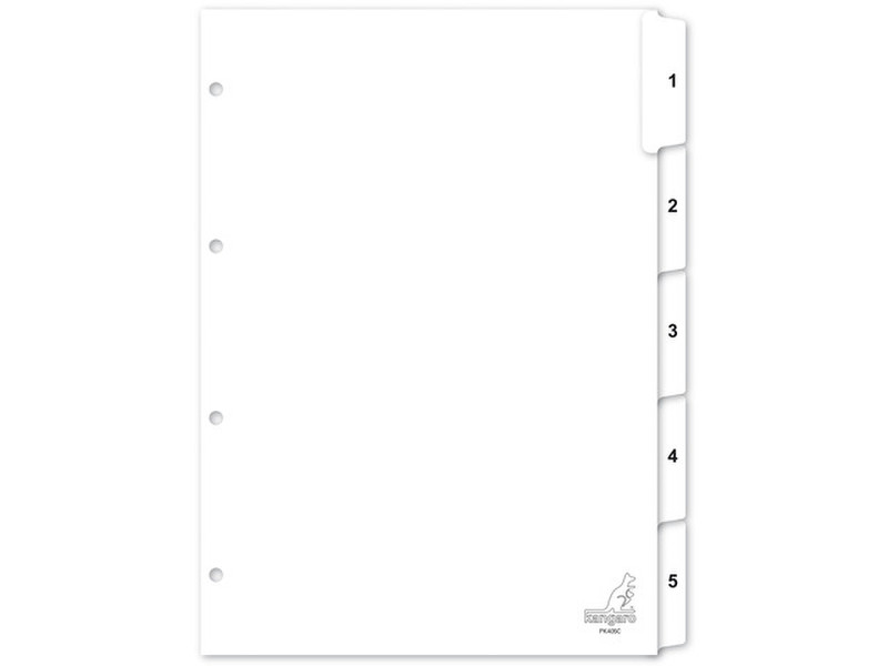 Kangaro PK405C Carton White 1pc(s) divider