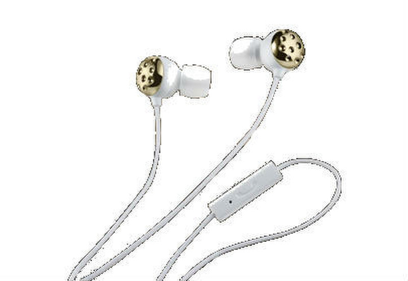 Altec Lansing Bliss SILVER Gold & White Binaural In-ear headset