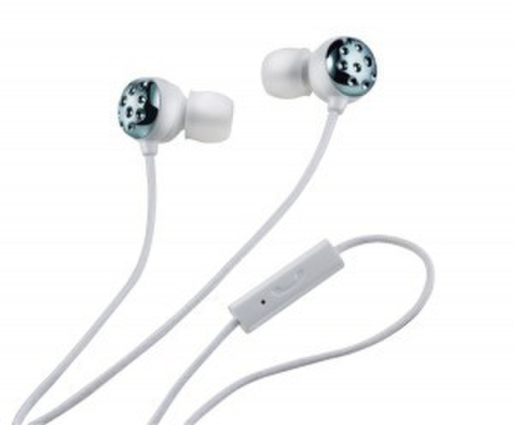 Altec Lansing Bliss SILVER Mint & White Binaural In-ear headset
