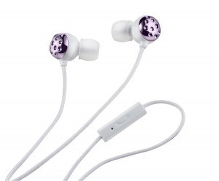 Altec Lansing Bliss SILVER Rose & White Binaural In-ear headset