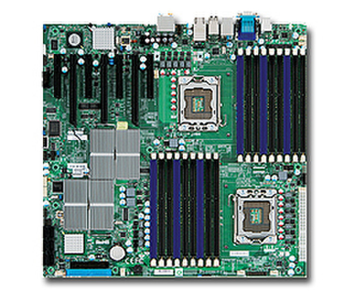 Supermicro X8DAH+-F Intel 5520 Socket B (LGA 1366) Расширенный ATX материнская плата для сервера/рабочей станции