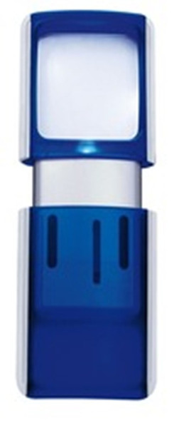 Wedo Rectangle Magnifier with LED light 3x Синий увеличительное стекло
