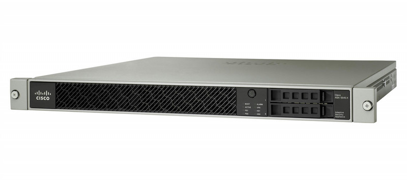 Cisco ASA5545-CU-2AC-K9 1U 1000Мбит/с аппаратный брандмауэр