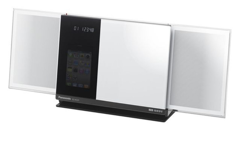 Panasonic SC-HC57 Micro-Set 40W Schwarz, Weiß