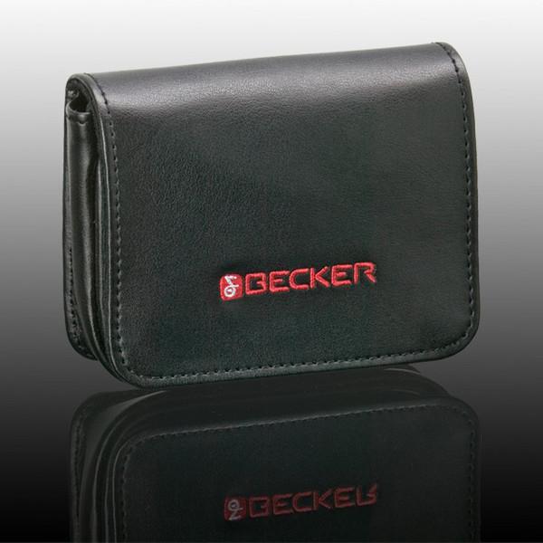 Becker Leather carrying case Leder Schwarz