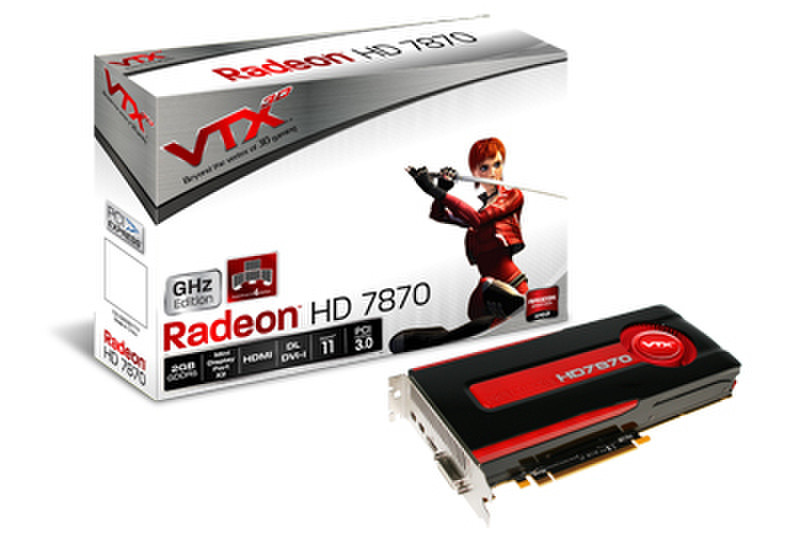 VTX3D VX7870 2GBD5-2DH Radeon HD7870 2ГБ GDDR5 видеокарта