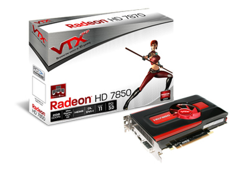VTX3D VX7850 2GBD5-2DH Radeon HD7850 2ГБ GDDR5 видеокарта