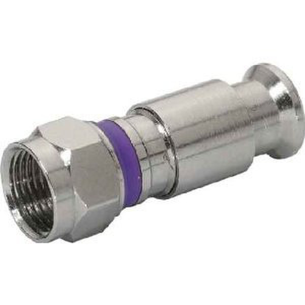 Wisi DV 10 F Металлический, Фиолетовый коннектор